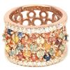 Image 1 : Natural  MULTI COLOR SAPPHIRE Ring