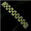 Image 1 : Natural Green Peridot 96 Carats Bracelet - Untreated