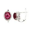 Image 2 : Genuine Red Ruby Earrings