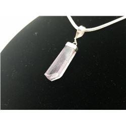 BEAUTIFUL 32 CT 6 POINT KUNZITE PENDANT.