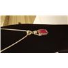 Image 3 : OUTSTANDING 9 CT RUBY PENDANT.