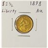 Image 1 : 1898 $2 1/2 Liberty Head Quarter Eagle Gold Coin