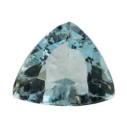 3.01 ct.Natural Trilliant Cut Aquamarine