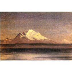 Snowy Mountains in the Pacific Northwest 2 by Albert Bierstadt