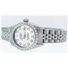 Image 2 : Rolex Ladies Stainless Steel Silver Diamond 26MM Datejust Wristwatch
