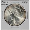Image 1 : 1934 $1 Peace Silver Dollar Coin