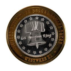 .999 Silver Westward Ho Casino Las Vegas $10 Casino Limited Edition Gaming Token
