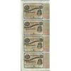 Image 1 : Uncut Sheet of (4) State of Louisiana Baby Bond Obsolete Notes
