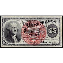 March 3, 1863 Twenty-Five Cents Fourth Issue Fractional Currency Note