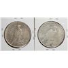 Image 2 : Lot of 1927-S & 1927-D $1 Peace Silver Dollar Coins