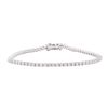 Image 1 : 18KT White Gold 2.25 ctw Diamond Bracelet