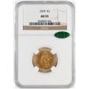 Image 1 : 1878 $3 Indian Princess Head Gold Coin NGC AU55 CAC