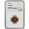 Image 1 : 1958 Proof Lincoln Wheat Cent Coin NGC PF69RD Graded Top Pop