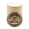 Image 2 : Roll of (20) Brilliant Uncirculated 1963 Franklin Half Dollar Coins
