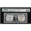 Image 1 : 1935A $1 North Africa Silver Certificate WWII Emergency Note PMG Ch. Uncirculated 64