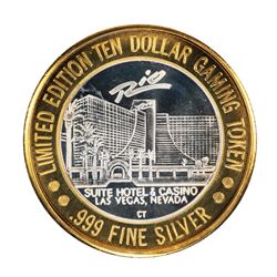 .999 Silver Rio Suite Hotel & Casino Las Vegas $10 Limited Edition Gaming Token