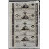 Image 1 : Uncut Sheet of 1800's $5/5/10/10 Farmer's & Merchants Bank of Baltimore Obsolete Notes