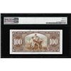 Image 2 : 1937 $100 Bank of Canada Note BC-27c PMG Uncirculated 62
