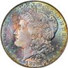Image 3 : 1878-CC $1 Morgan Silver Dollar Coin PCGS MS64 Amazing Toning