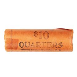 Original Bank Roll of (40) Brilliant Uncirculated 1964 Washington Quarter Coins