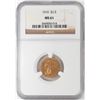 Image 1 : 1910 $2 1/2 Indian Head Quarter Eagle Gold Coin NGC MS61