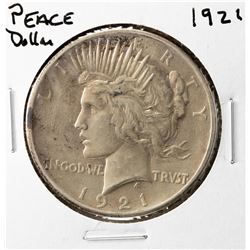 1921 $1 Peace Silver Dollar Coin