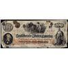 Image 1 : 1862 $100 Confederate States of America Note