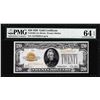Image 1 : 1928 $20 Gold Certificate Note Fr.2402 PMG Choice Uncirculated 64EPQ