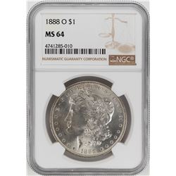 1888-O $1 Morgan Silver Dollar Coin NGC MS64