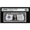 Image 1 : 1928B $1 Funnyback Silver Certificate Note Fr.1602 PMG Gem Uncirculated 65EPQ