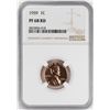 Image 1 : 1959 Proof Lincoln Memorial Cent Coin NGC PF68RD