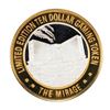 Image 2 : .999 Silver Mirage Las Vegas Nevada $10 Casino Limited Edition Gaming Token
