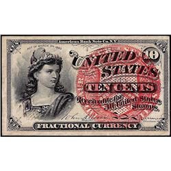 March 3, 1863 Ten Cents Fourth Issue Fractional Currency Note