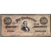Image 1 : 1864 $50 Confederate States of America Note