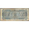 Image 2 : 1864 $50 Confederate States of America Note