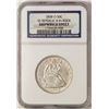 Image 2 : 1858-O 8 in Rock Seated Liberty Half Dollar Coin NGC Shipwreck Effect w/ Book