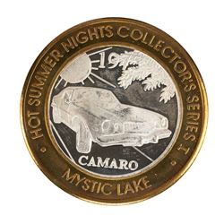 .999 Fine Silver Mystic Lake Casino $10 Limited Edition Gaming Token