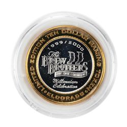 .999 Silver Eldorado Hotel and Casino $10 Casino Gaming Token Limited Edition