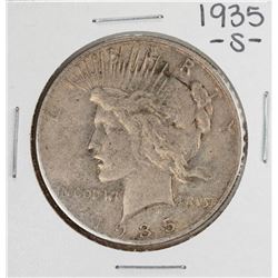 1935-S $1 Peace Silver Dollar Coin