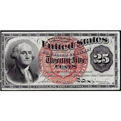 March 3, 1863 Twenty-Five Cents Fourth Issue Fractional Currency Note