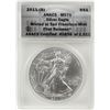 Image 1 : 2011-S $1 American Silver Eagle Coin ANACS MS70 First Release