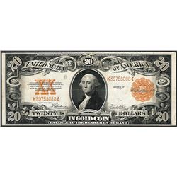 1922 $20 Gold Certificate Note