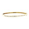 Image 1 : 14KT Yellow Gold 0.85 ctw Diamond Bangle Bracelet