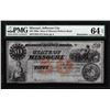 Image 1 : 1860's $50 State of Missouri Defence Bond Obsolete Note PMG Choice Uncirculated 64EPQ