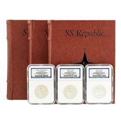 S.S. Republic Shipwreck 1855-O to 1857-O Seated Liberty Half Dollar Coins NGC Graded