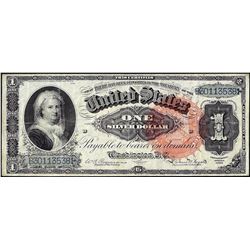 1886 $1 Martha Washington Silver Certificate Note