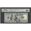 Image 1 : 2009A $100 Federal Reserve Note Radar Serial Number PMG Gem Uncirculated 66EPQ