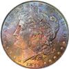 Image 3 : 1879 $1 Morgan Silver Dollar Coin PCGS MS64 OGH Amazing Toning