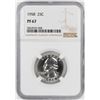Image 1 : 1958 Proof Washington Quarter Coin NGC PF67