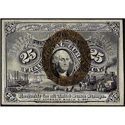 March 3, 1863 Twenty-Five Cents Second Issue Fractional Currency Note